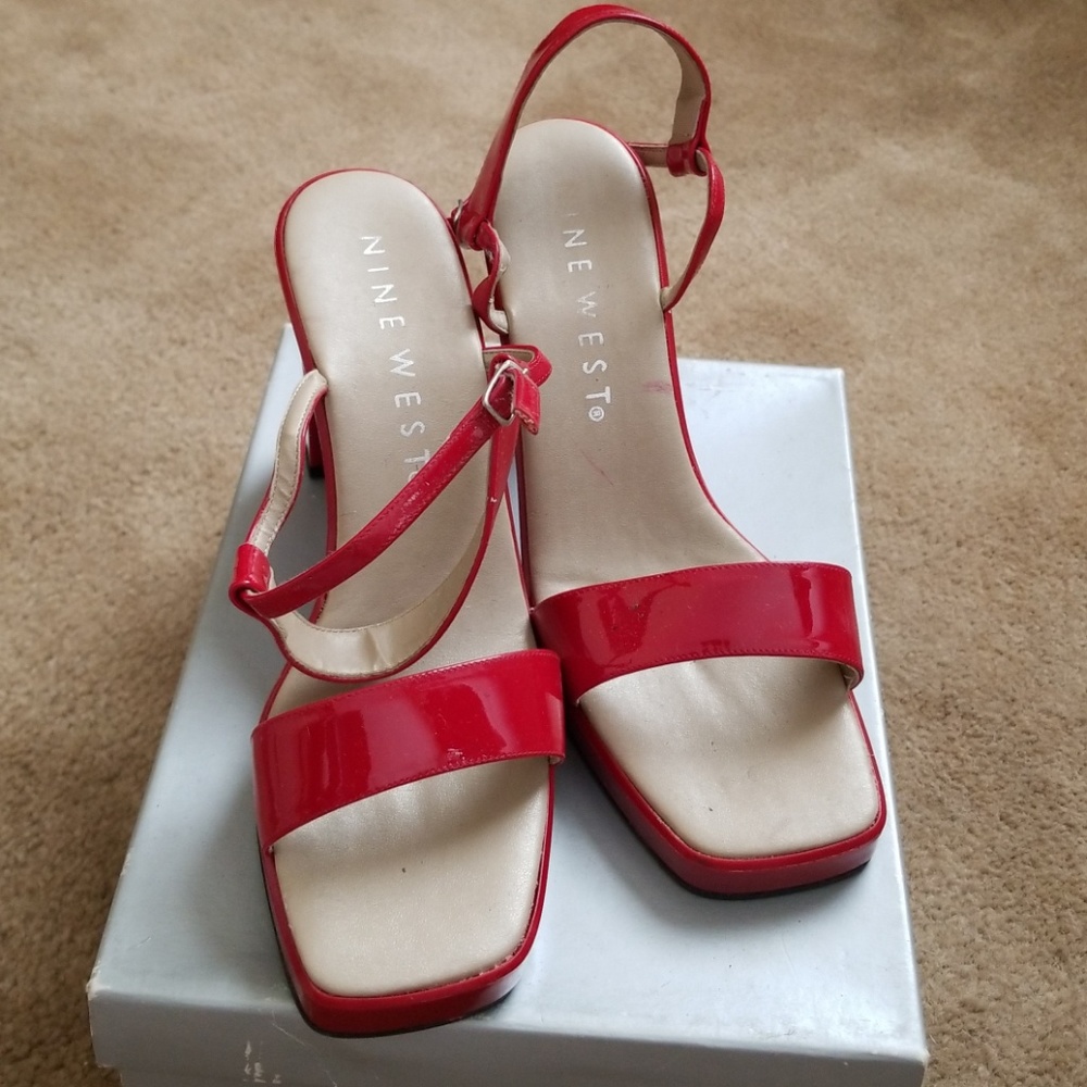 Nine west red heels